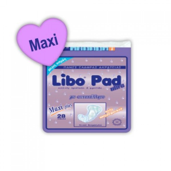 Πάνες Ελαφράς Ακράτειας Libo Maxi Συσκευασία: 28 τεμάχια